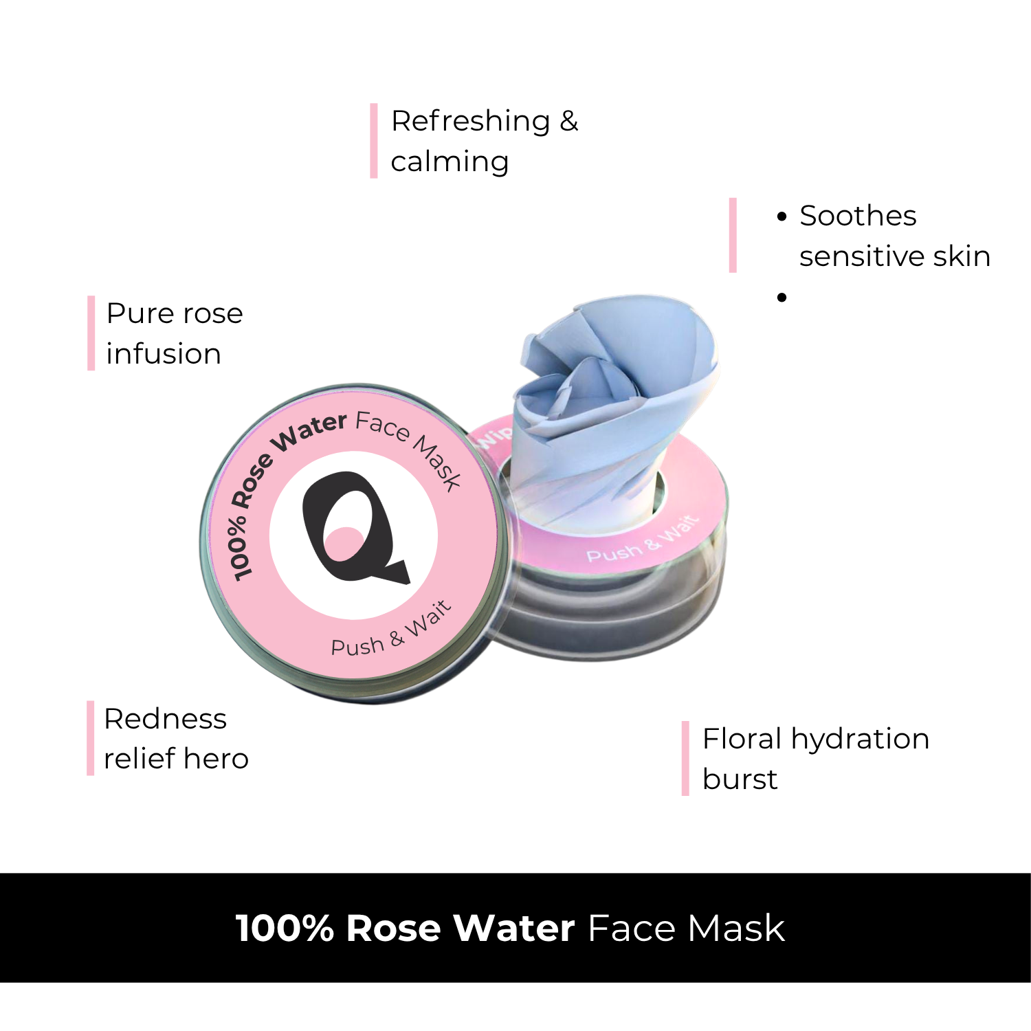 %100 Gül Suyu Yüz Maskesi - Image 2