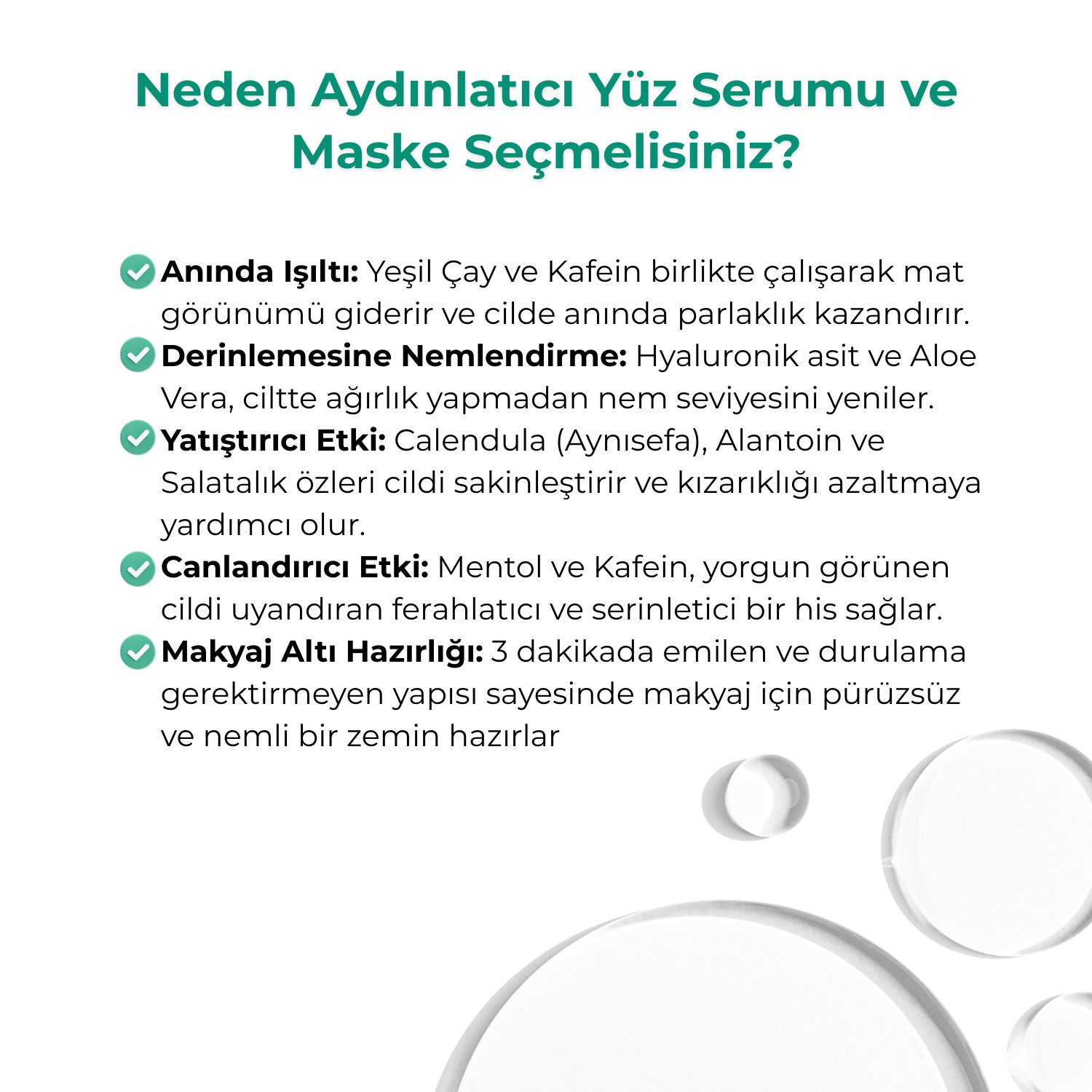 Aydınlatıcı Yüz Serumu ve Maskesi - Image 3