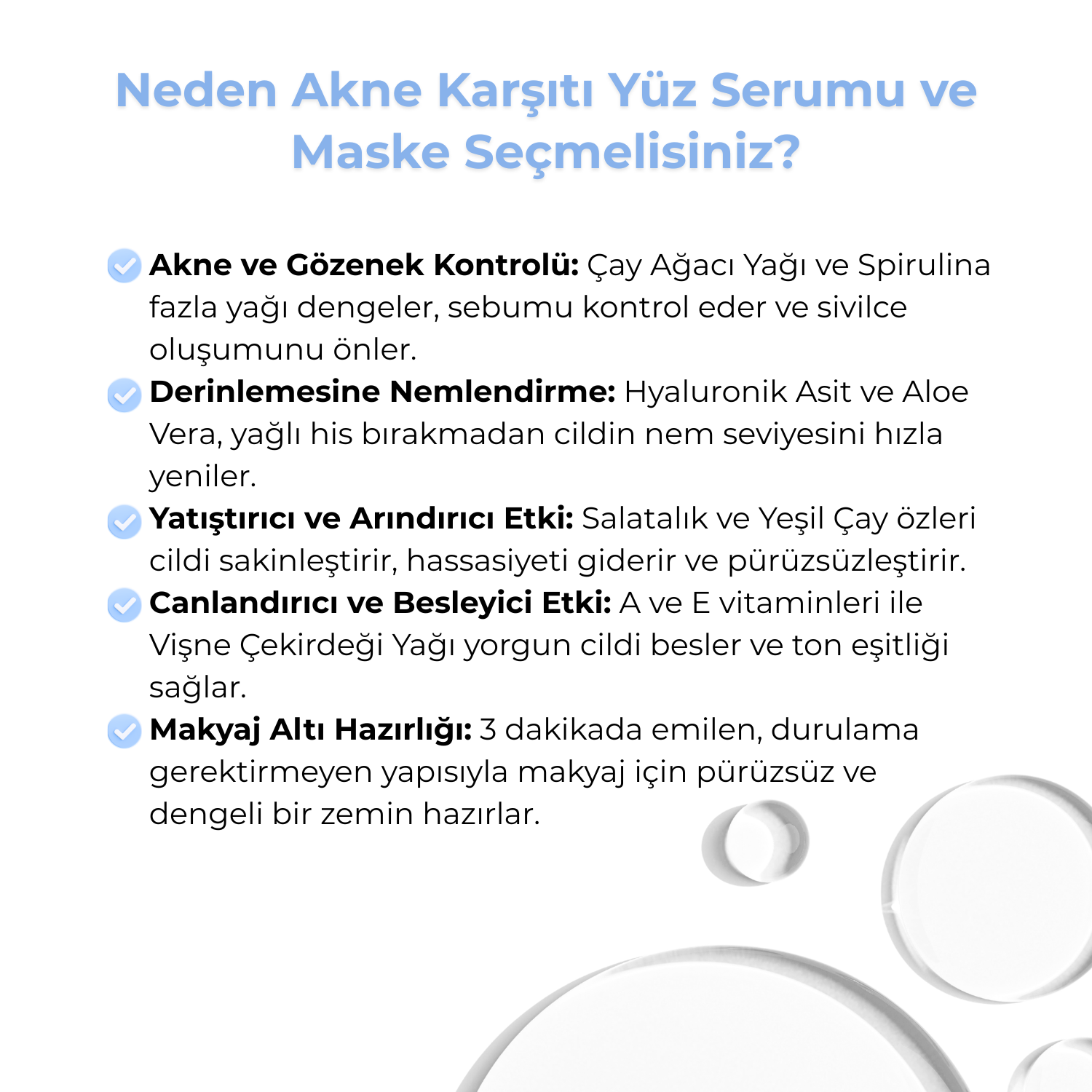 Sivilce Karşıtı Yüz Serumu ve Maskesi - Image 3