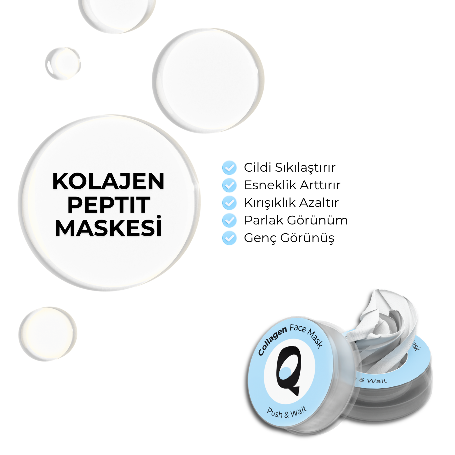 Kolajen Güçlendirici Yüz Maskesi - Image 3