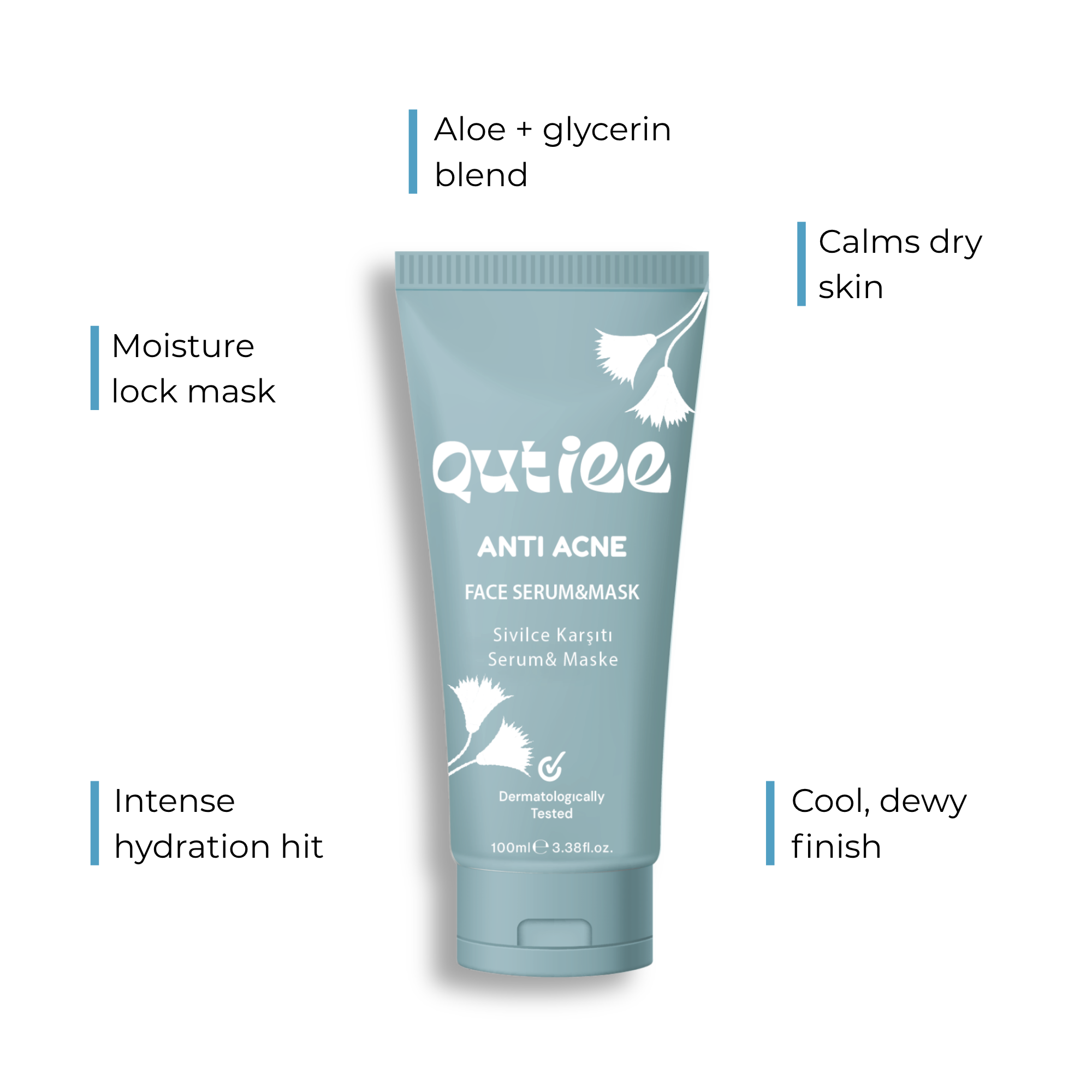 Sivilce Karşıtı Yüz Serumu ve Maskesi - Image 2