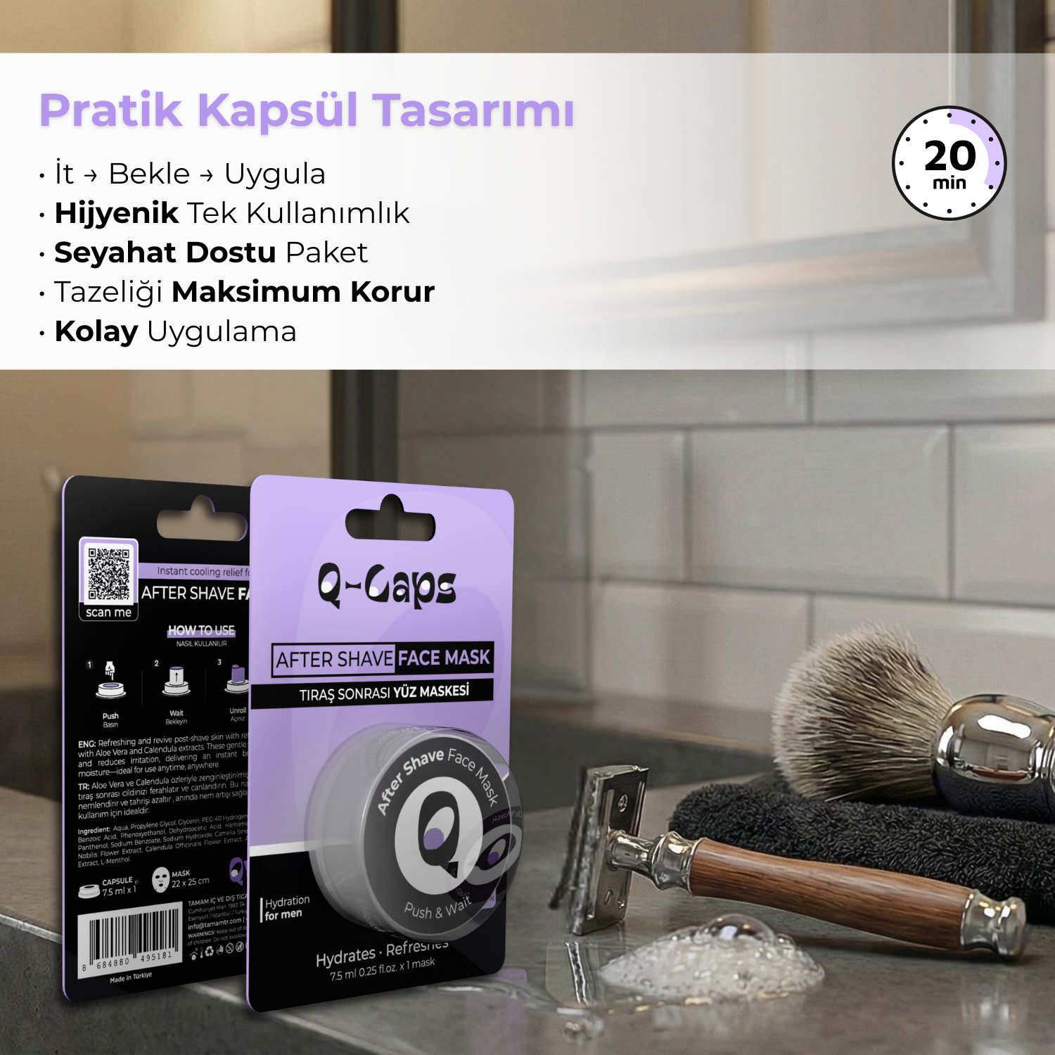 Tıraş Sonrası Yüz Maskesi - Image 5